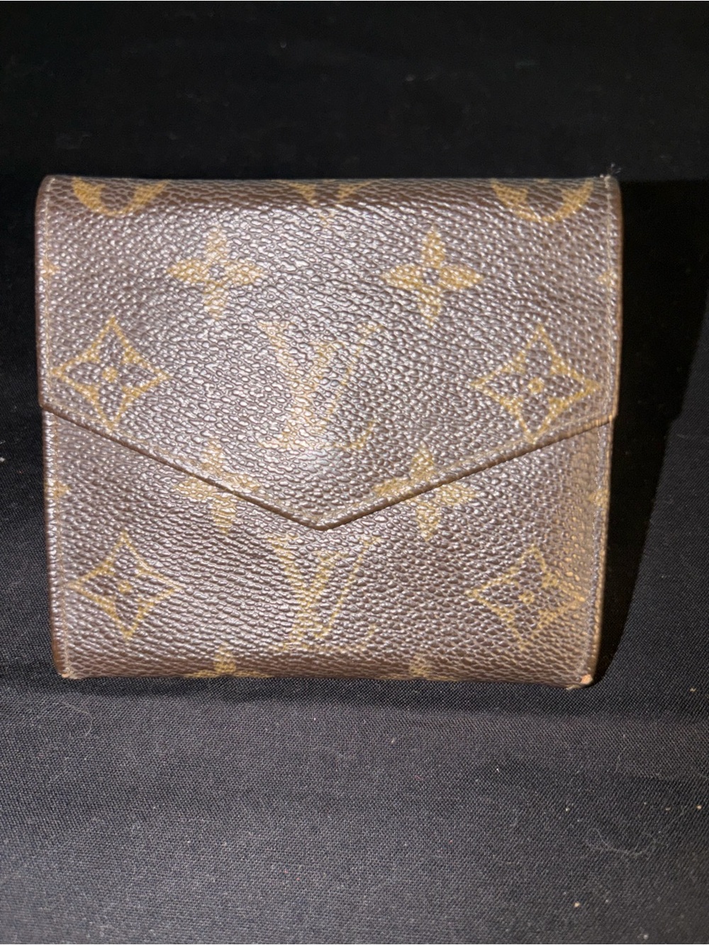 Louis Vuitton Monogram Compact Envelope Wallet - Brown/Gold